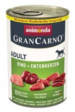 Animonda GRANCARNO konz. ADULT hovězí/kach.srdce 400g