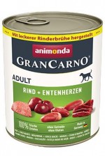 Animonda GRANCARNO konz. ADULT hovězí/kach.srdce 800g