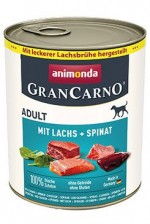 Animonda GRANCARNO konz. ADULT losos/špenát 800g