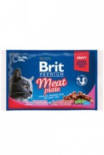 Brit Premium Cat kapsa Meat Plate 400g (4x100g)