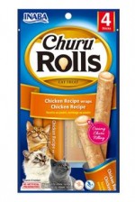 Churu Cat Rolls Chicken wraps&Chicken cream 4x10g