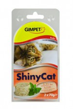 Gimpet kočka konz. ShinyCat  kuře 2x70g