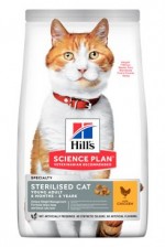 Hill's Fel. Dry Adult Young Sterilised CatChicken1,5kg