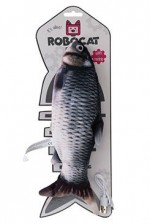 Hračka kočka Robocat Fish kapr madnip, USB 30cm