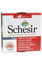 Schesir Cat konz. Adult tuňák/kreveta 85G