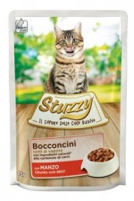 Stuzzy Cat kapsa Adult kousky hovězího 85G