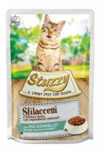 Stuzzy Cat kapsa Adult králík 85G