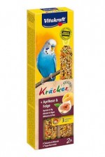 Vitakraft Bird Kräcker  Budgie Meruňka+Fík tyč 2ks