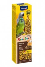 Vitakraft Bird Kräcker  honey African  parrot tyč 2ks